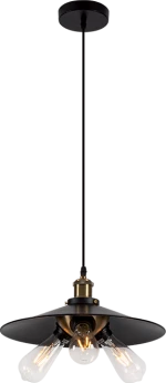 DAMON PENDANT 3XE27 BLACK