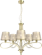 REBECCA CHANDELIER 5XE14 GOLD