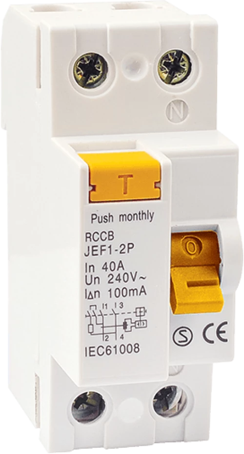 RESIDUAL CURRENT DEVICE JEF 4,5kA 2P 20A/300mA