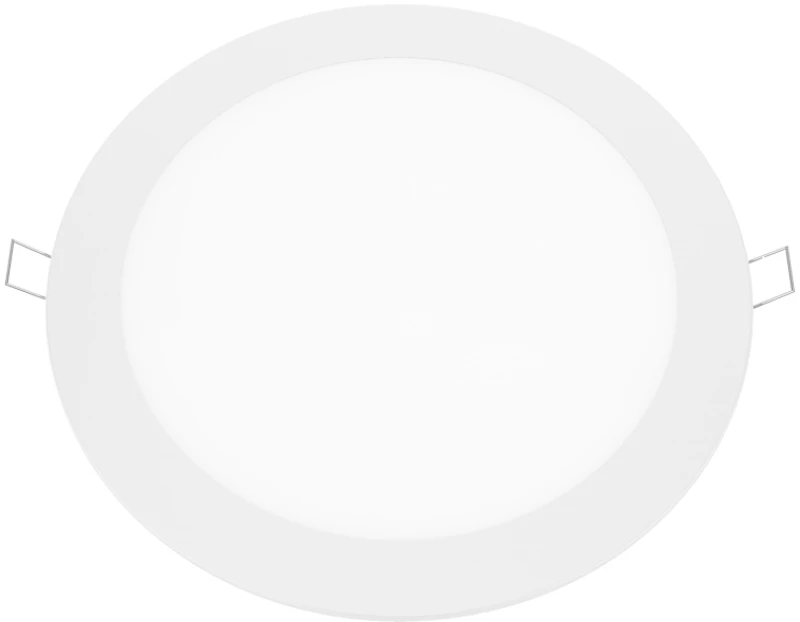 ΛΕΥΚΟ ΣΤΡΟΓΓΥΛΟ LED ΠΑΝΕΛ ΧΩΝΕΥΤΟ 18W 3000K 1700Lm Φ220mm 230V AC Ra80