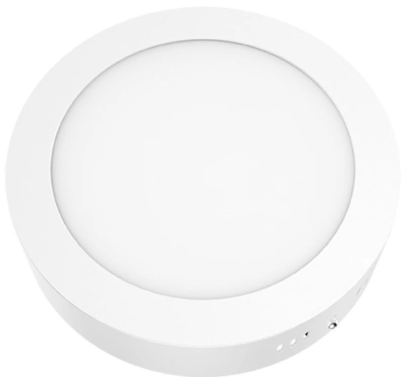 ΛΕΥΚΟ ΣΤΡΟΓΓΥΛΟ LED ΠΑΝΕΛ ΟΡΟΦΗΣ 12W 4000K 1100Lm Φ160mm 230V AC Ra80