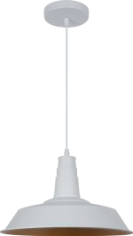 MATT PENDANT 1XE27 WHITE