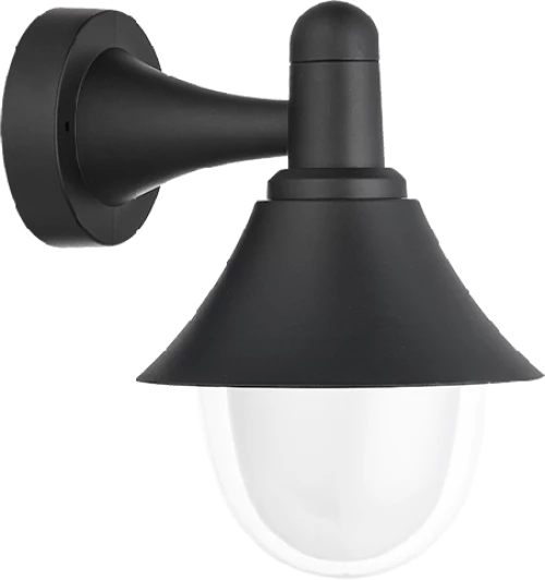ΑΠΛΙΚΑ 1XE27 BLACK IP44