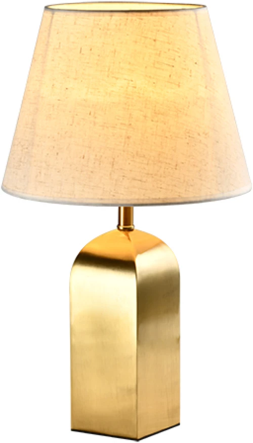 PONZA TABLE LAMP 1XE27 GOLD/FLAX