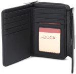 Πορτοφόλι μαύρο doca 66836