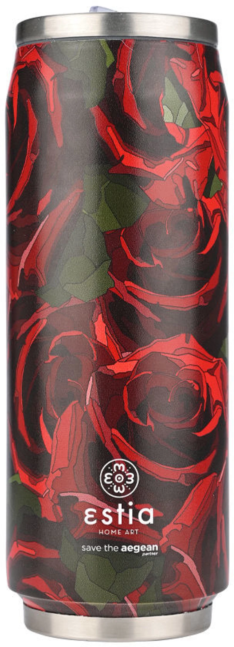Estia Θερμος Travel cup Save the Aegean 500ml Twilight Rose