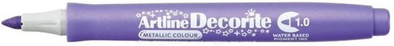 Μαρκαδόρος Artline Decorite Bullet Marker 1.0mm Μεταλλικό Μωβ
