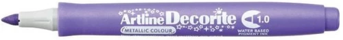 Μαρκαδόρος Artline Decorite Bullet Marker 1.0mm Μεταλλικό Μωβ