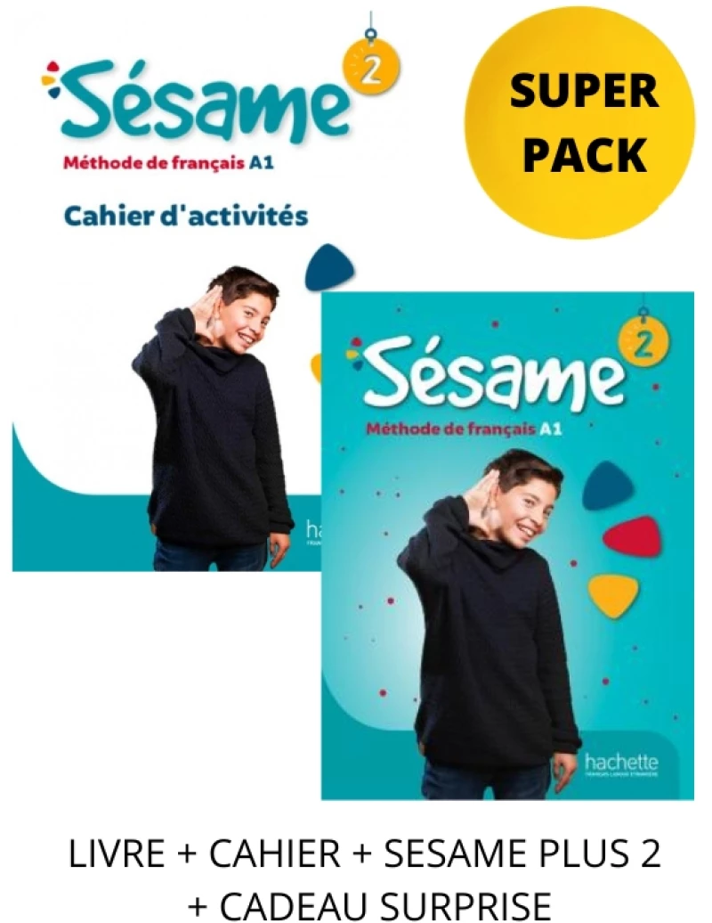 Super Pack Sesame 2 (Livre de L'eleve + Cahier D'activites + Lexique + Cadeau Surprise)