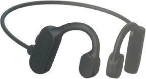 Ezra BW56 Bone Conduction Bluetooth Handsfree Ακουστικά με Θήκη Φόρτισης Μαύρα