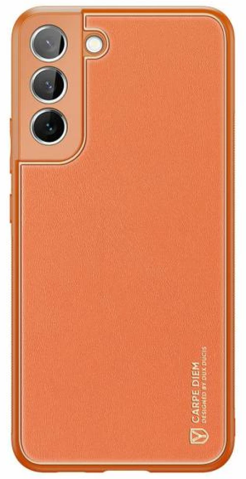 Dux Ducis Yolo Elegant Θήκη Πλάτης Δερματίνη Samsung Galaxy S22 Plus 5G Πορτοκαλί