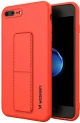 Wozinsky Kickstand θήκη iPhone 7/8 Plus εύκαμπτη θήκη σιλικόνης με βάση Stand χρώματος Κόκκινο