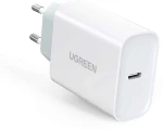 Ugreen® Φορτιστής με Θύρα USB-C PD30W  και Καλώδιο 2m USB-C Λευκό (CD127) 90472