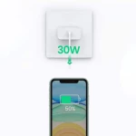 Ugreen® Φορτιστής με Θύρα USB-C PD30W  και Καλώδιο 2m USB-C Λευκό (CD127) 90472