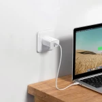 Ugreen® Φορτιστής με Θύρα USB-C PD30W  και Καλώδιο 2m USB-C Λευκό (CD127) 90472