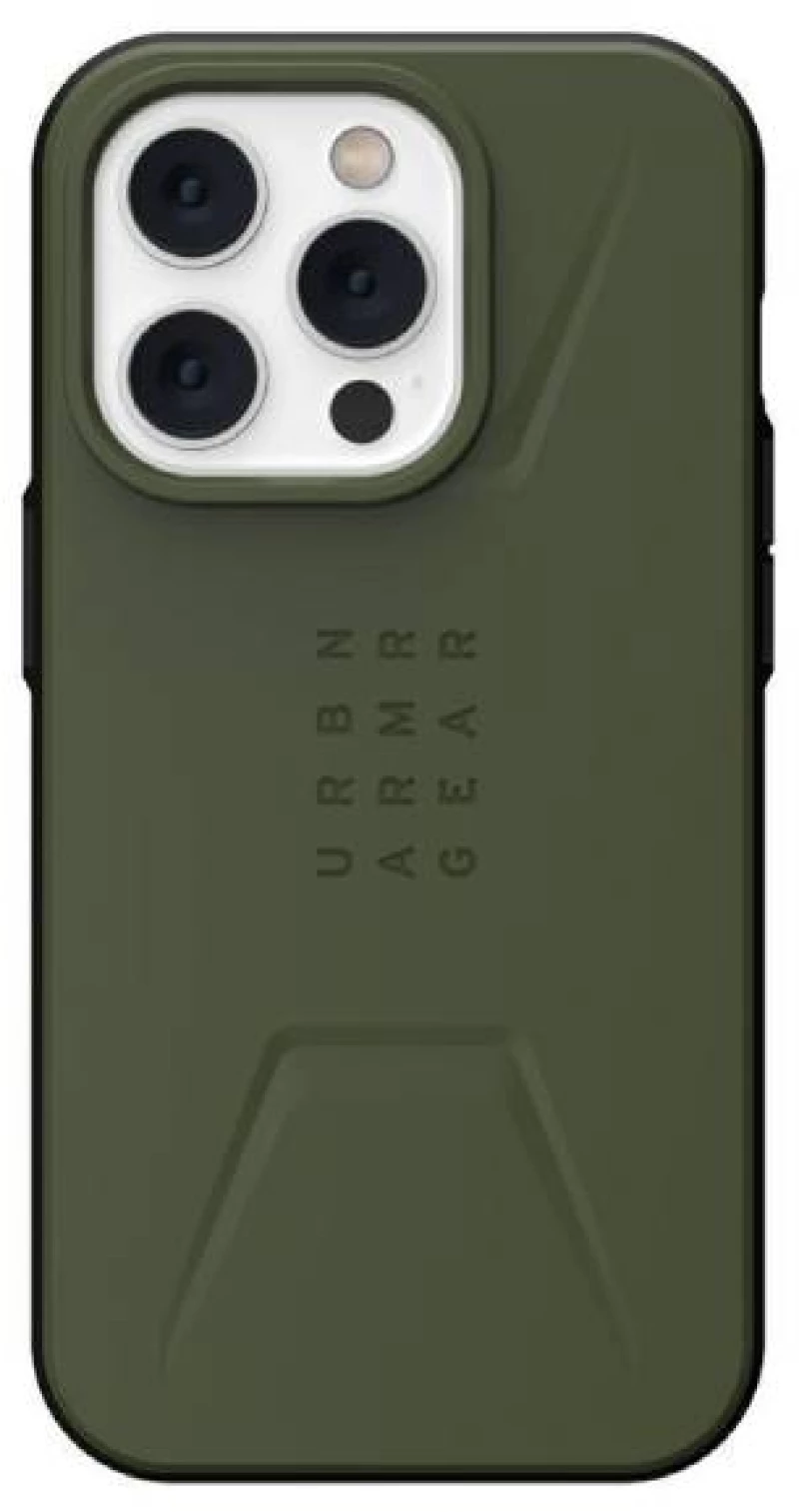 UAG® Civilian for Magsafe Back Cover Σιλικόνης Ανθεκτική iPhone 14 Pro Max Λαδί