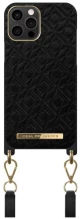 IDEAL OF SWEDEN® θήκη λαιμού iPhone 12 Pro Max Embossed Black - (IDNCAW21-I2067-328)