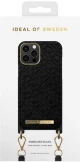 IDEAL OF SWEDEN® θήκη λαιμού iPhone 12 Pro Max Embossed Black - (IDNCAW21-I2067-328)