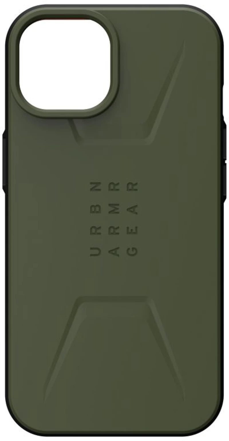 UAG® Civilian Magsafe Back Cover Θήκη Σιλικόνης Ανθεκτική iPhone 13 / 14 Λαδί