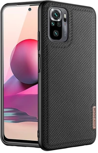 Dux Ducis Σειρά Fino Θήκη Πλάτης Xiaomi Redmi Note 10 / Note 10s Χρώματος Μαύρο