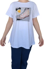 Γυναικείο T-shirt Sneaker ΑΣΠΡΟ