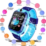 Παιδικό Smartwatch με GPS και Καουτσούκ/Πλαστικό Λουράκι Ροζ Q12B