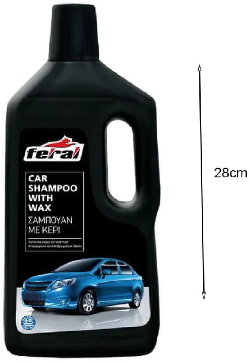 Feral Σαμπουάν Αυτοκινήτου Με Κερί 1000ML - Car Sampoo With Wax 101769