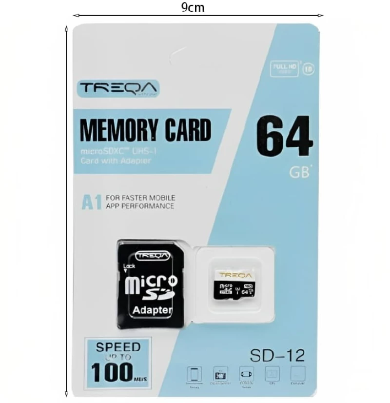 Treqa κάρτα μνήμης 64gb SD-12 - Treqa memory card 64gb SD-12 017004