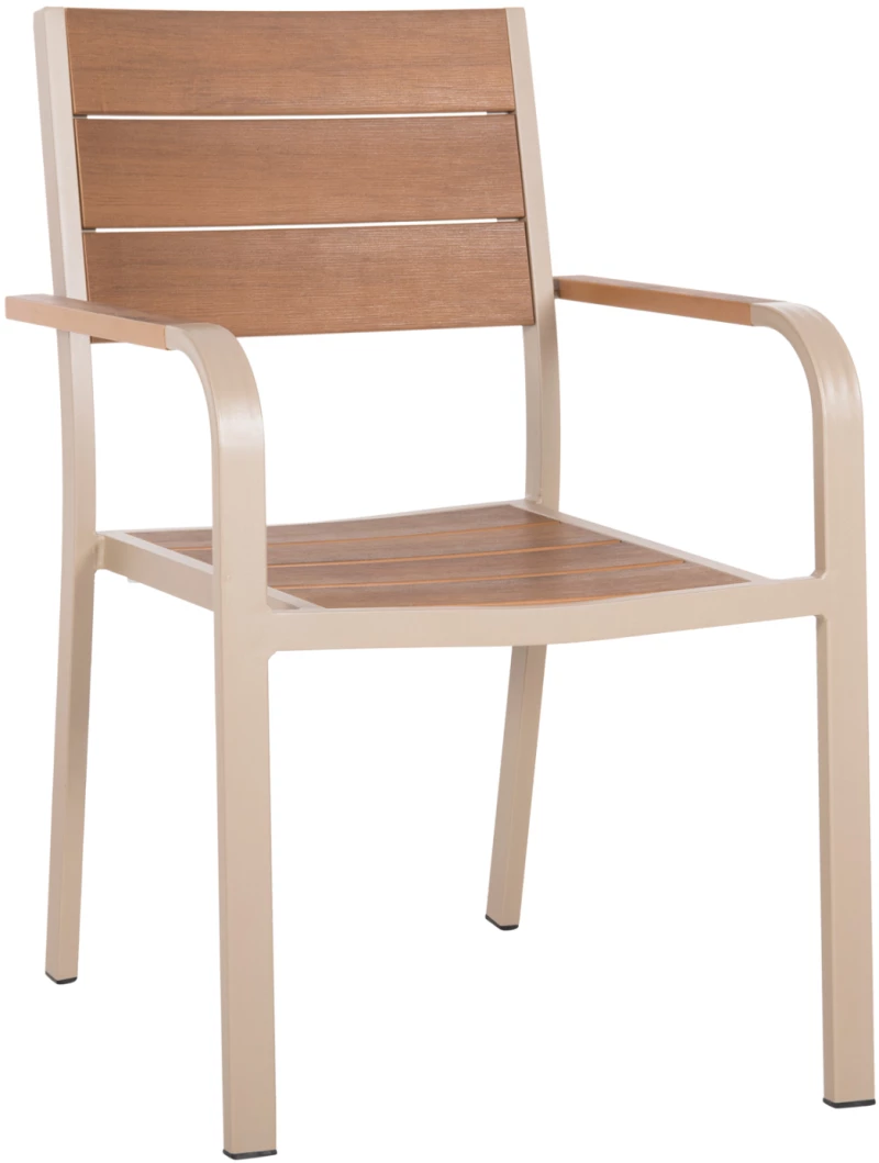 ΠΟΛΥΘΡΟΝΑ ΑΛΟΥΜΙΝΙΟΥ FB95127.04 ΣΑΜΠΑΝΙ ΜΕ POLYWOOD 55x52x86Yεκ.