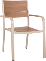 ΠΟΛΥΘΡΟΝΑ ΑΛΟΥΜΙΝΙΟΥ FB95127.04 ΣΑΜΠΑΝΙ ΜΕ POLYWOOD 55x52x86Yεκ.