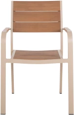 ΠΟΛΥΘΡΟΝΑ ΑΛΟΥΜΙΝΙΟΥ FB95127.04 ΣΑΜΠΑΝΙ ΜΕ POLYWOOD 55x52x86Yεκ.