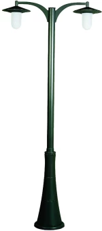 KOΛΟΝΑ 598-200 200CM +ΚΕΦΑΛΗ ΑΛΟΥΜΙΝΙΟΥ ΔΙΦΩΤΗ  8146- 12 ΜΑΥΡΟ