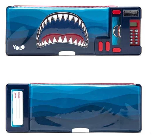 YOLO Κασετίνα Retro Με Κομπιουτεράκι Shark