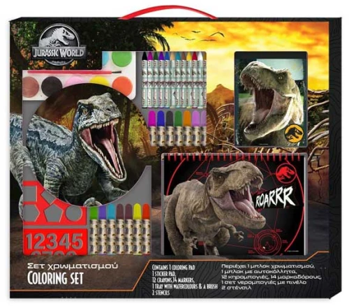 Σετ Χρωματισμού Jurassic World
