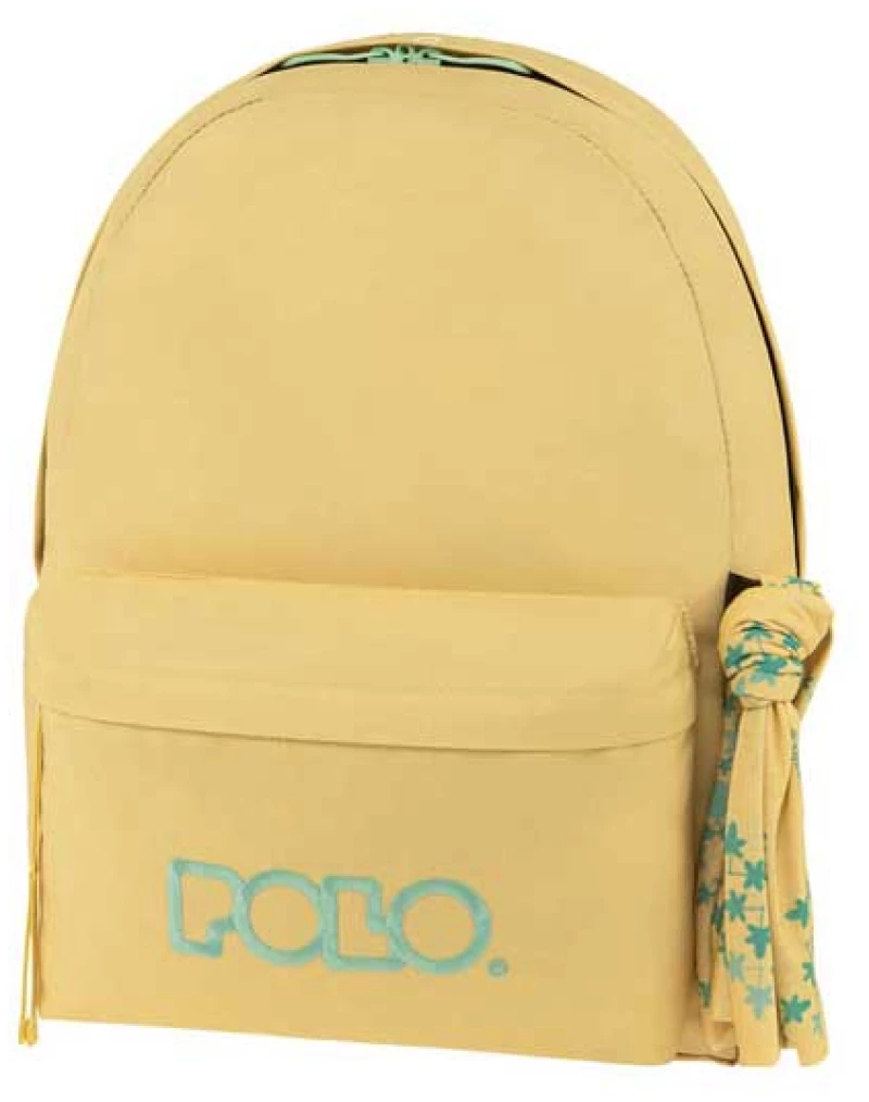 POLO Σακίδιο με Μαντήλι Κίτρινο-Τυρκουάζ