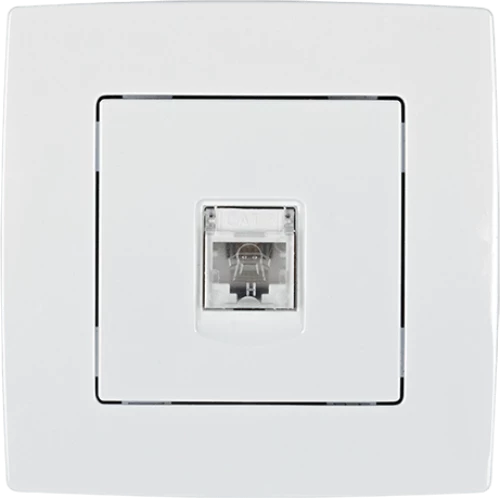 CITY PHONE SOCKET RJ11 WHITE