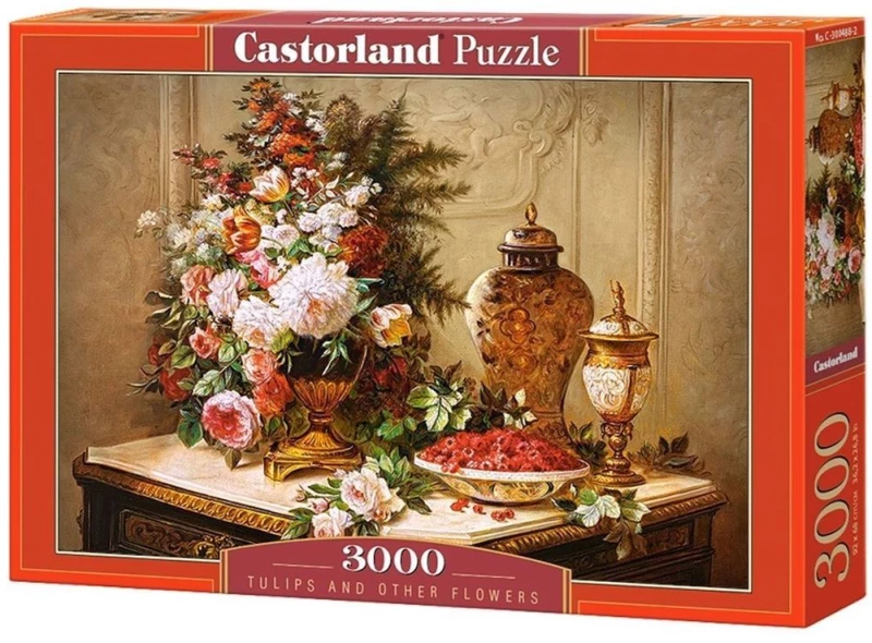 Παζλ Castorland 3000τεμ. Tulips and Other Flowers C-300488-2