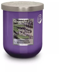Κερί Αρωματικό Heart & Home ΛΕΒΑΝΤΑ & ΦΑΣΚΟΜΗΛΟ 320g