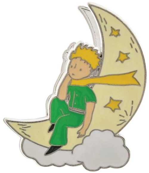 Enesco Μαγνητάκι με Μεταλλικό Κλιπ Le Petit Prince Lune