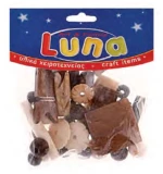 Χάντρες Χειροτεχνίας Luna Κοκαλινές 50τεμ.