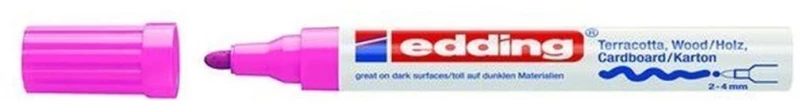 Μαρκαδόρος Edding 4000 Διακόσμησης 2-4mm Στρογγυλή Μύτη Ρόζ 01.4000/54
