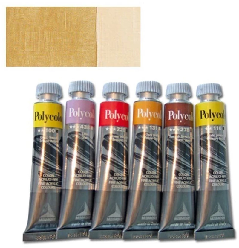 Χρώμα Ακρυλικό Maimeri Polycolor 20ml 148 Rich Gold 001202148