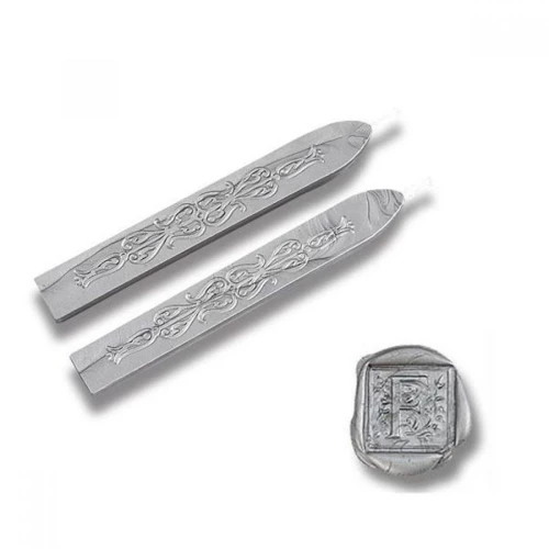 Βουλοκέρι 10cm Με Φυτίλι Antique Silver