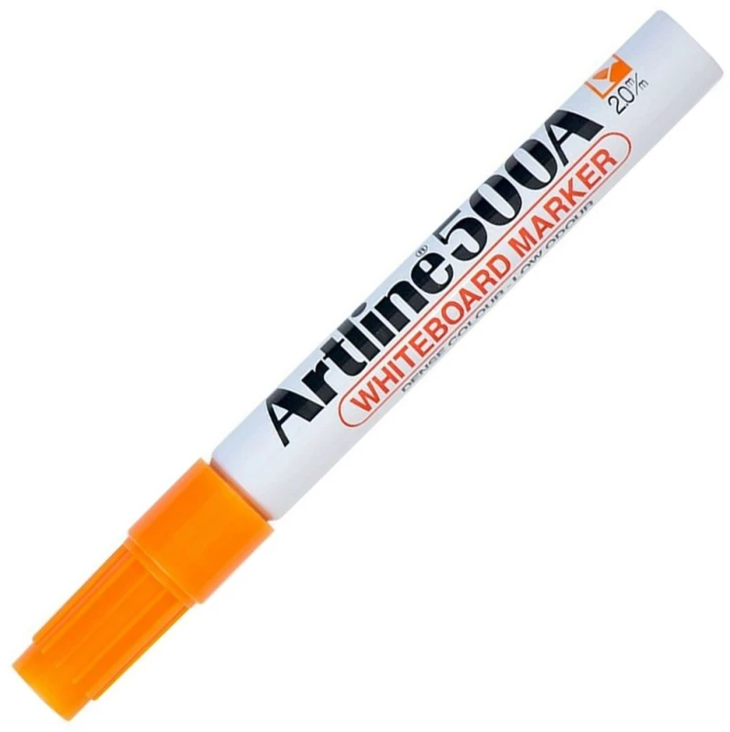 Μαρκαδόρος Artline EK-500Α Whiteboard Στρογγυλή Μύτη 2.0mm Πορτοκαλί