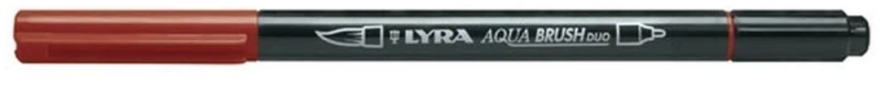 Μαρκαδόρος- Πινέλο Lyra Aqua Brush Duo Venetian Red 6520090