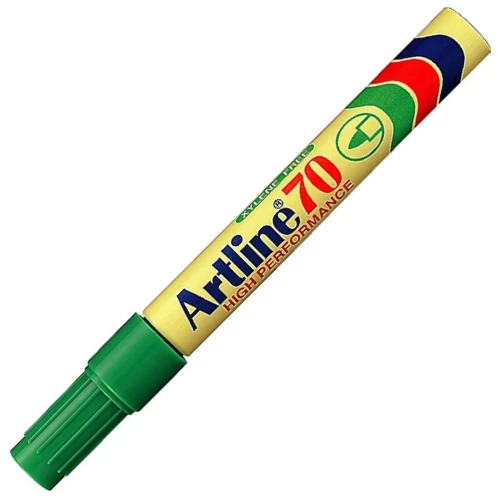 Μαρκαδόρος Artline EK-70 Ανεξίτηλος Στρογγυλή Μύτη 1.5mm Πράσινο