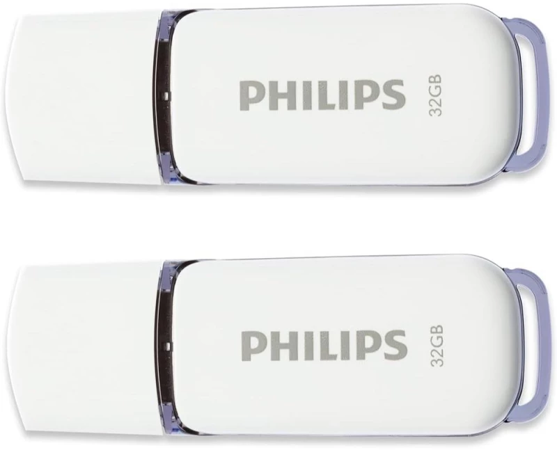 Philips Snow 32gb usb 2.0 2-Pack (Fm32fd70d/00) (Phifm32fd70d-00)