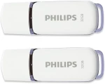 Philips Snow 32gb usb 2.0 2-Pack (Fm32fd70d/00) (Phifm32fd70d-00)