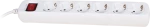 MULTIPLUG 6 HOLES H05VV- F 3G1.0mm2 1.5m WITH KEY