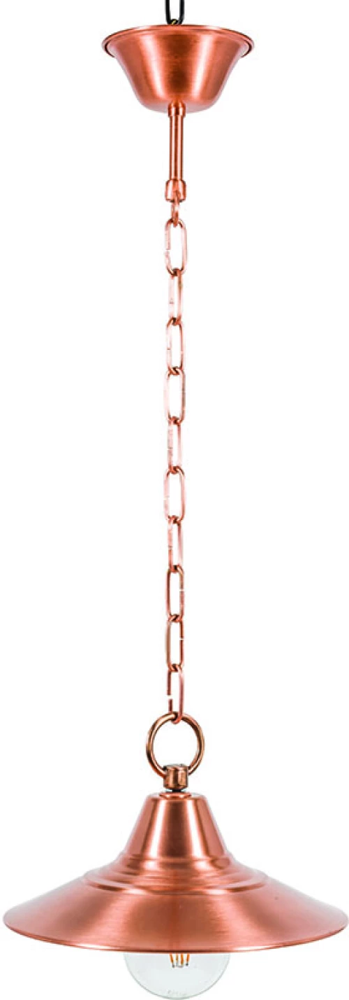 ΜΠΡΟΥΤΖ.ΜΟΝΟΦΩΤΟ  ΜΠΡΟΝΖΕ(46034)  ,CE,IP54,E27,26CMX15CM